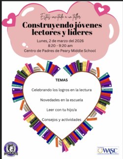 Únase a nosotros para celebrar el Día de la Lectura en Estados Unidos con un taller para padres.